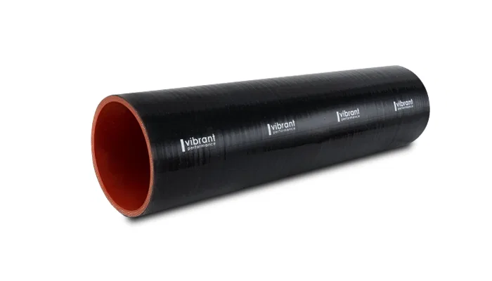 27151 – VIBRANT Intercooler Hose Coupling, 3 Inch Inside Diameter Straight 12 Inch Length Black 4 Ply Reinforced Sili...